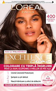 Vopsea de păr permanentă cu amoniac 4 L'ORÉAL PARiS EXCELLENCE Creme