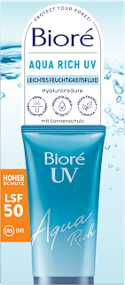 Gesichtsfluid aqua rich UV, LSF 50 Bioré