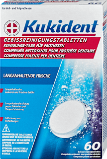Gebissreiniger Tabs für Zahnprothesen Kukident