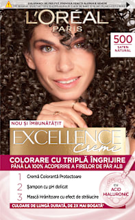 Vopsea de păr permanentă cu amoniac 5  L'ORÉAL PARiS EXCELLENCE Creme
