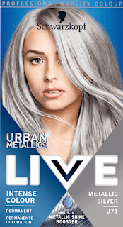 Intense Colour Permanente Coloration Urban Metallics - Nr. U71 Metallic Silver Schwarzkopf LIVE
