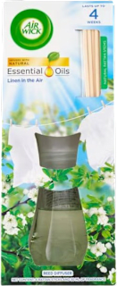 Essential Oils Reed Diffuser mirisni štapići – Linen in the Air AIRWICK