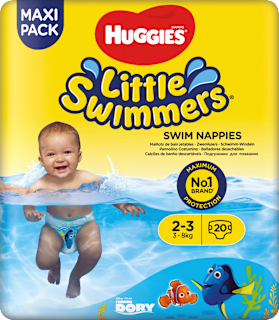 Schwimmwindeln Gr. 2/3 (3-8 kg), Maxi Pack Huggies Little Swimmers
