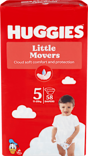 pleny Little Movers, velikost 5 Huggies