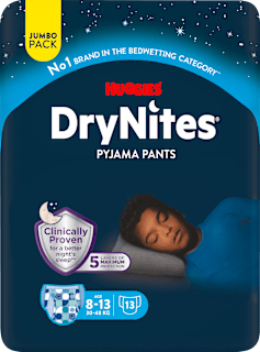 Pyjama Pants Teen (30-48 kg) blau Jumbo Pack HUGGIES DryNites