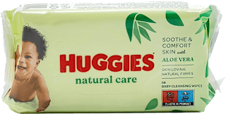 Șervețele umede cu aloe vera pentru copii Huggies