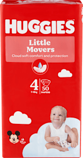 pleny Little Movers, velikost 4 Huggies