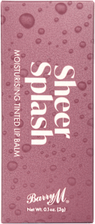 Sheer Splash balzám na rty Mulberry Mist BarryM