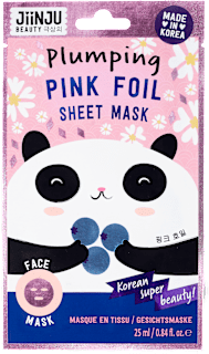 Tuchmaske Plumping Pink Foil JiiNJU BEAUTY