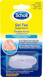Kliny żelowe międzypalcowe Scholl