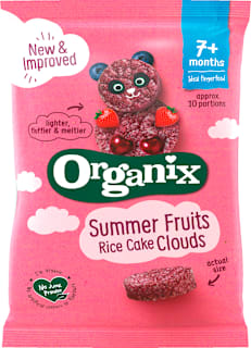Rondele din orez cu fructe de vară 7+ ECO Organix