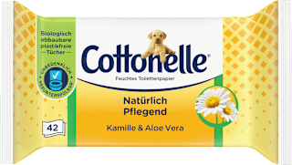 Feuchtes Toilettenpapier Natürlich Pflegend Cottonelle