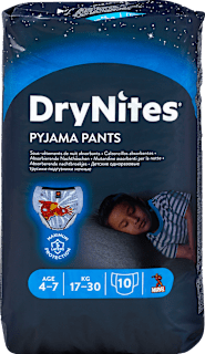 Mutandine assorbenti notte bimbo 4-7 anni (17-30 kg) HUGGIES DryNites