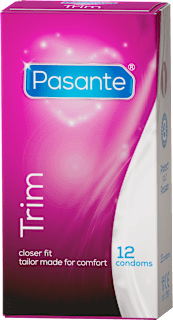 Prezerwatywy Trim ściśle przylegające 12szt. Pasante