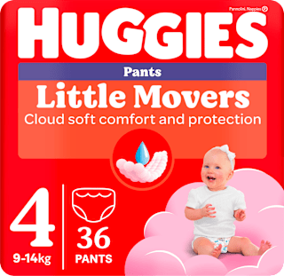 Scutece chiloțel pentru fetițe numărul 4, 9-14 kg Huggies