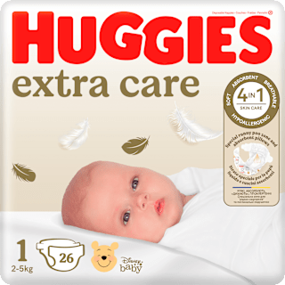 Pieluchy Extra Care 1 (2-5kg)  Huggies