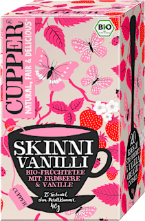 Bio Ovocný čaj Skinni Vanilli jahody & vanilka Cupper