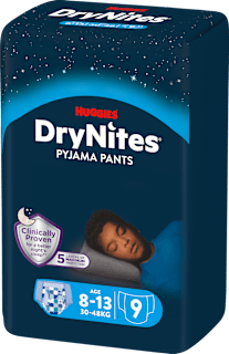 Pieluchomajtki na noc dla chłopców 8-13 lat HUGGIES DryNites