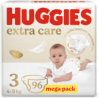 Mega Pack Pannolini Extra Care taglia 3 Huggies