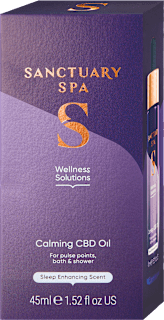 Wellness Solutions zklidňující CBD olej do koupele  SANCTUARY SPA