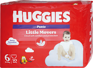 Pannolini a mutandina Little Movers taglia 6 (15-25 kg) Huggies