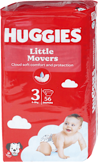 Pannolini Little Movers taglia 3 (4-9 kg) Huggies