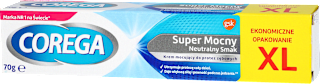 Krem do protez, super mocny, neutralny smak COREGA