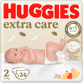 Pieluchy Extra Care 2 (3-6kg) Huggies
