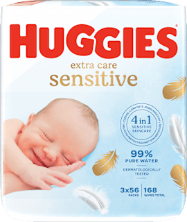 Chusteczki Extra Care Sensitiv 3x56szt Huggies