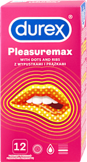 Prezerwatywy lateksowe Pleasuremax  Durex