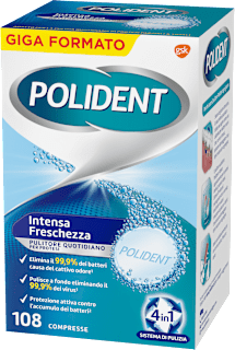 Pulitore protesi dentale intensa freschezza Polident