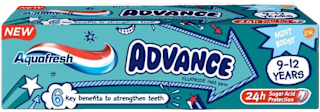 Advance Mint Boost dječija pasta za zube , 9 - 12 god. Aquafresh