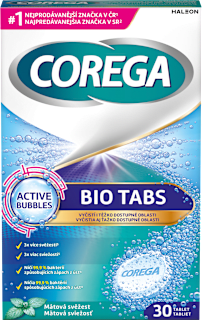 čisticí tablety na zubní náhrady COREGA