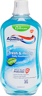 Ustna voda fresh & minty Aquafresh