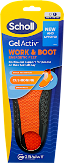 Vložky do topánok GelActiv Work&Boot, veľkosť L (1 pár) Dr. Scholl's