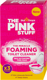 THE MIRACLE FOAMING samoaktivirajuće penasto sredstvo za čišćenje toaleta, 3x100g THE PINK STUFF