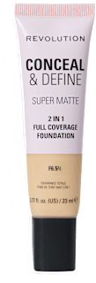 Conceal & Define Super Matte tekući puder – F6.5 N REVOLUTION