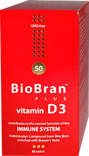 Plus vitamin D3 BioBran