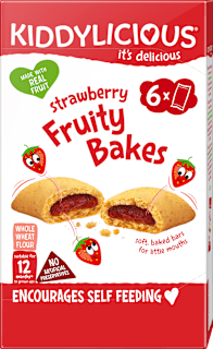 koláčky s příchutí jablko a jahoda 6x22g KIDDYLICIOUS