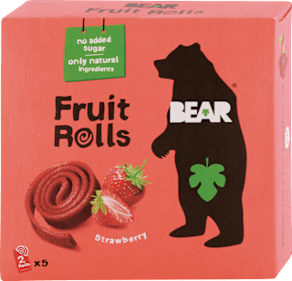 Jahodové ovocné rolky Bear