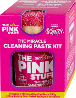 Set magična pasta za čišćenje + SQUeeZY sunđer THE PINK STUFF