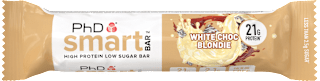smart bar proteinska čokoladica - WHITE CHOC BLONDIE PhD