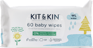 Șervețele umede ECO pentru bebeluși KIT&KIN