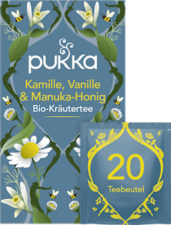 Kräutertee Kamille, Vanille & Manuka-Honig (20x1,6g) pukka