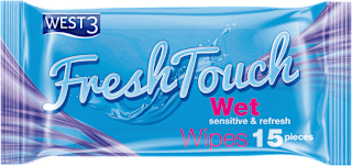 Fresh Touch univerzalne vlažne maramice WEST 3