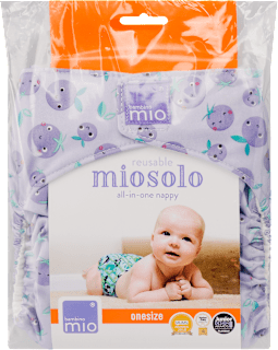 Mosható zsebes pelenka, egyméretes, áfonya Bambino Mio