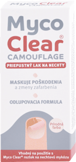 Priepustný lak na nechty Camouflage  Myco Clear