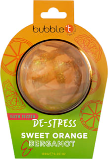 Бомбичка за вана De-Stress с портокал и бергамот bubble t