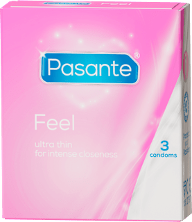 Prezerwatywy Sensitive/Feel o zmniejszonej grubości 3szt. Pasante