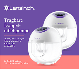 Doppelmilchpumpe tragbar, elektrisch Lansinoh